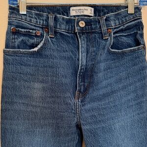 Abercrombie & Fitch Blue Straight Leg Jeans